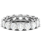 Round Cut Eternity Band Ring