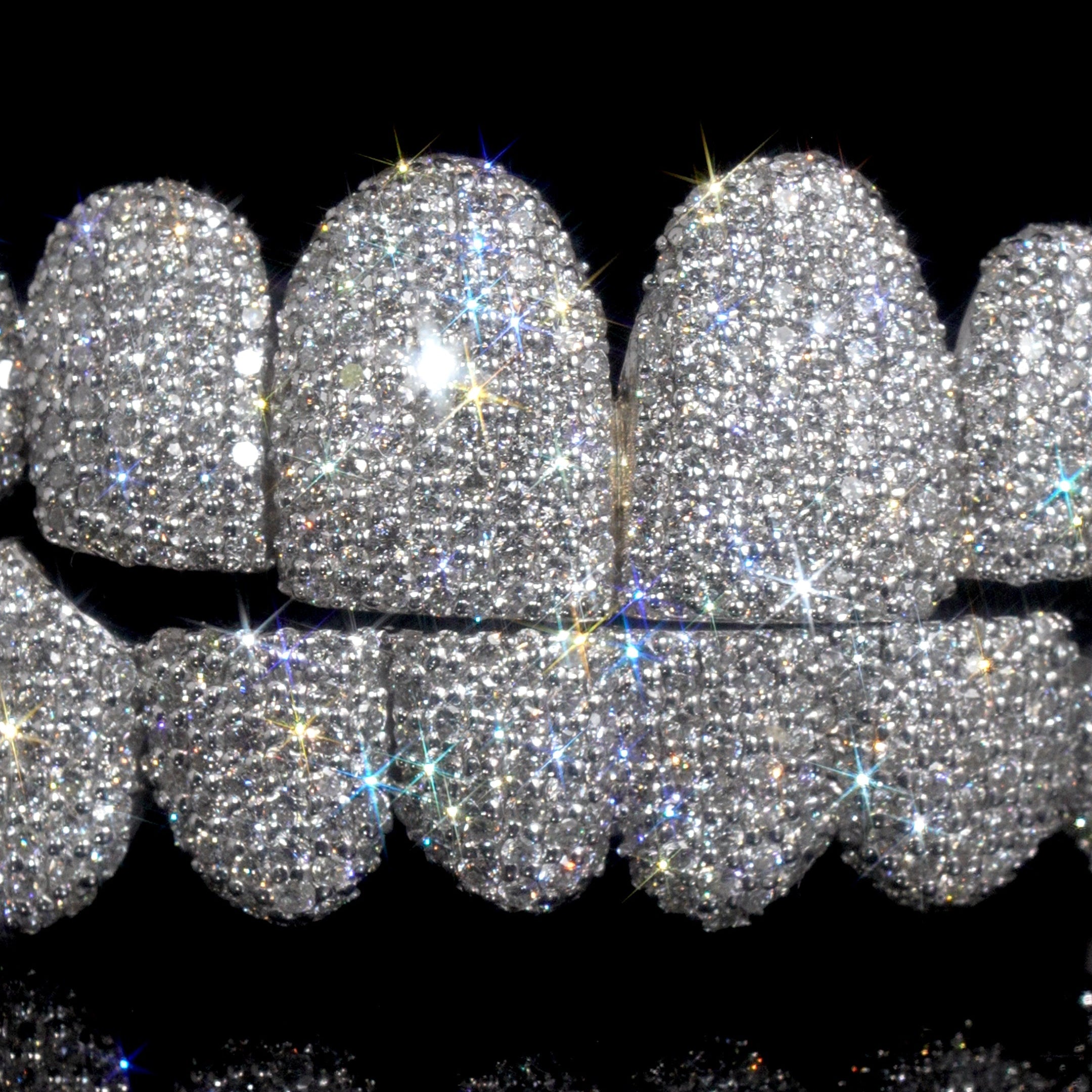 Iced Out Honeycomb Set Grillz