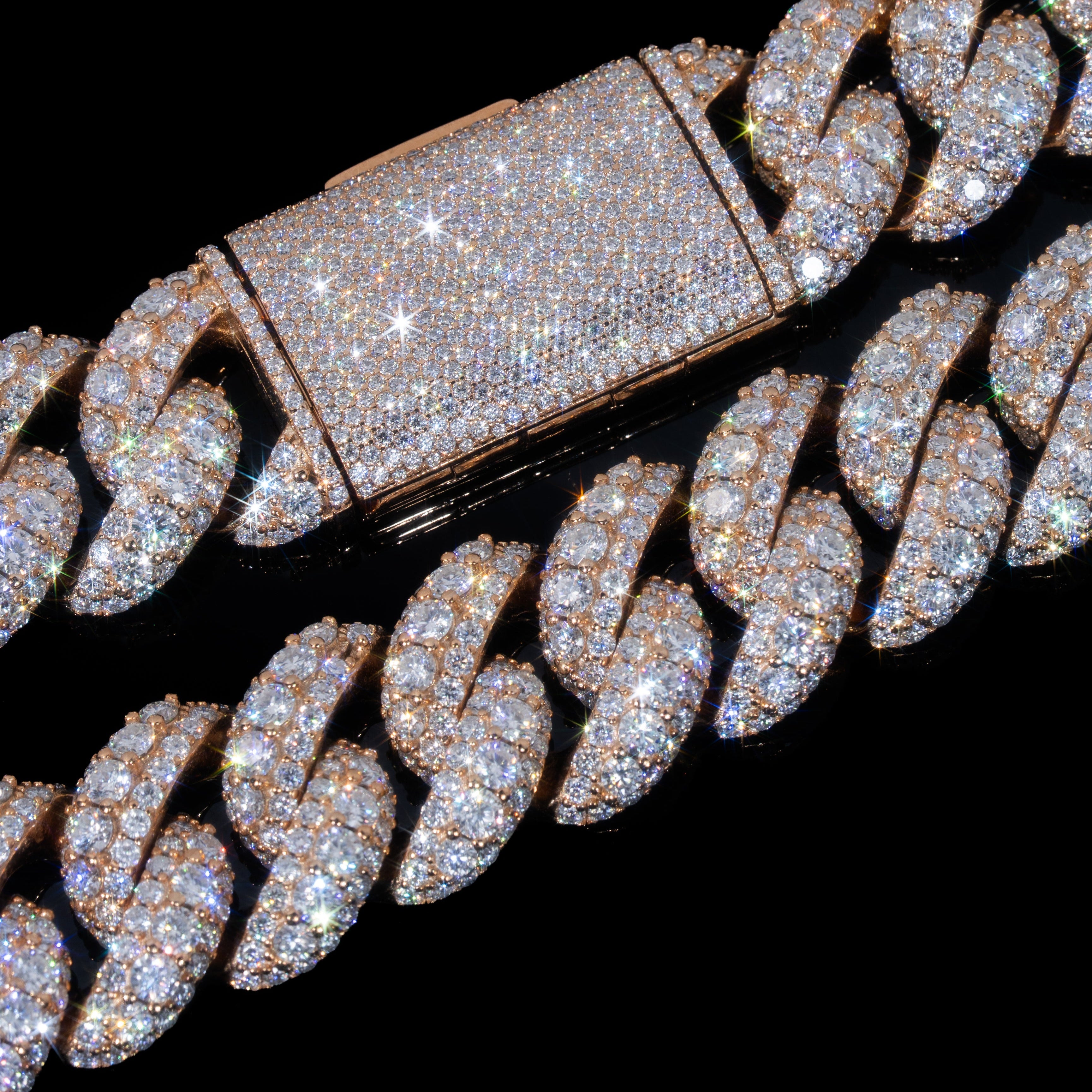 22mm Raised Pointer Cuban Chain