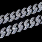 18mm Raised Pointer Cuban Chain