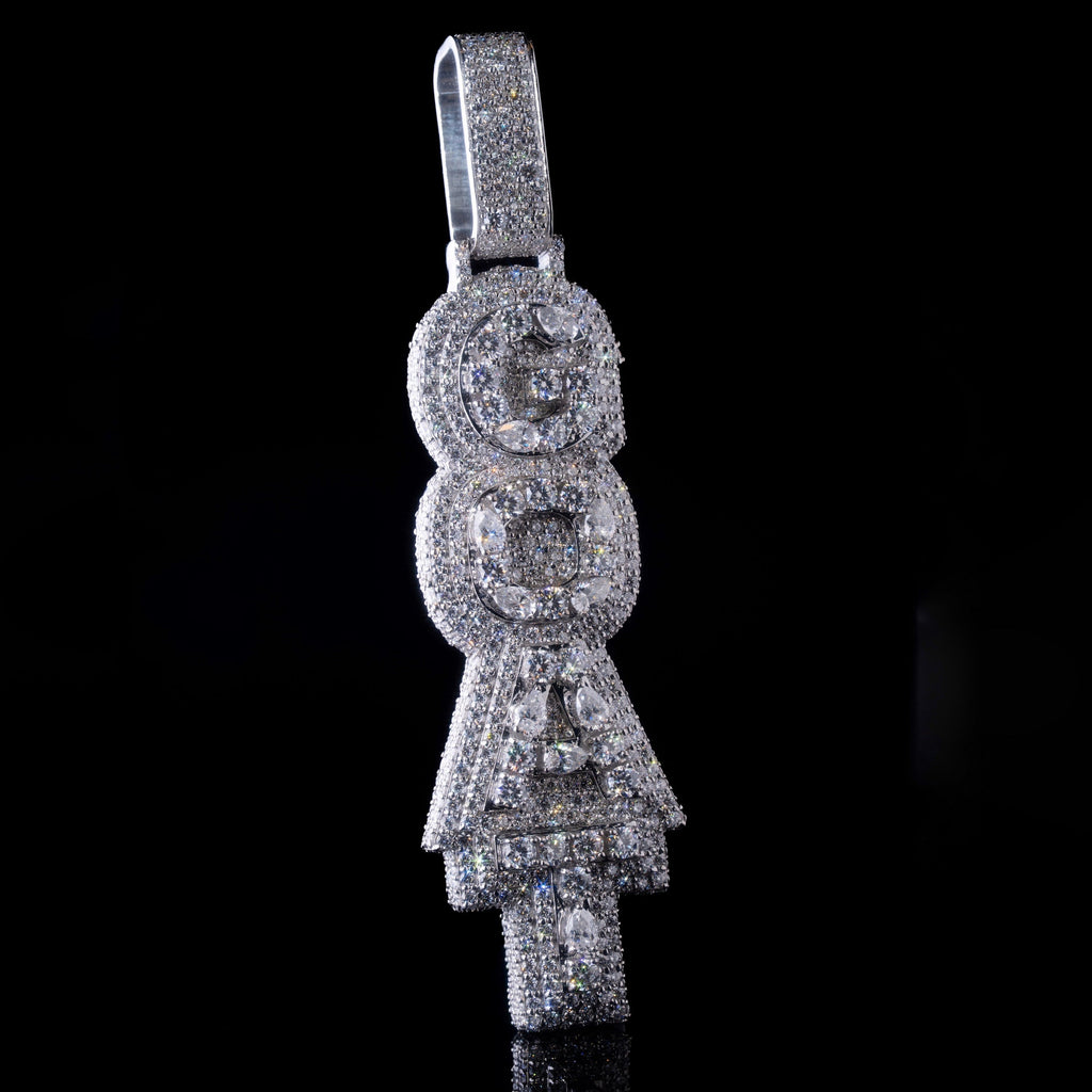 Large Vertical Pendant | Exotic Cut