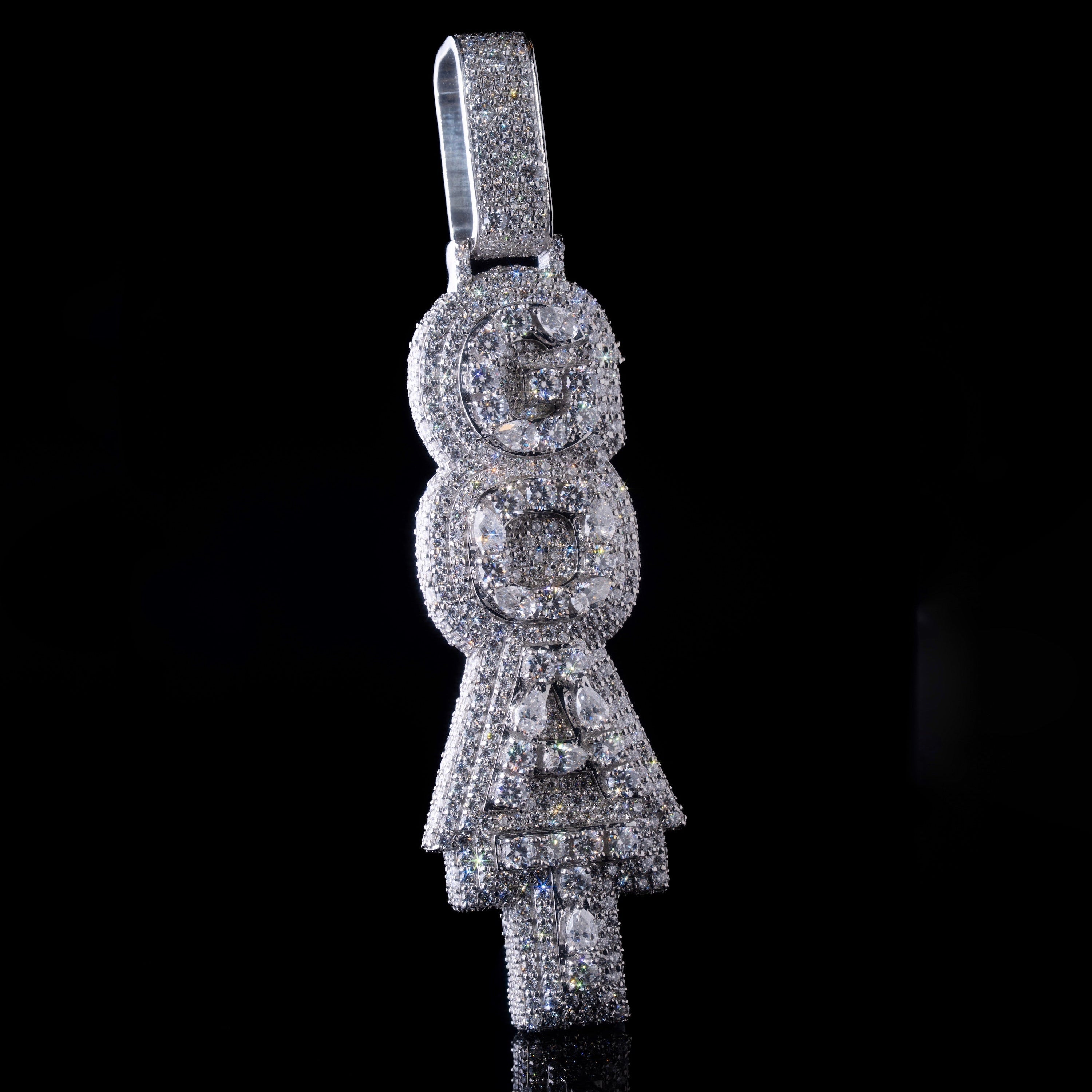 Large Vertical Pendant | Exotic Cut