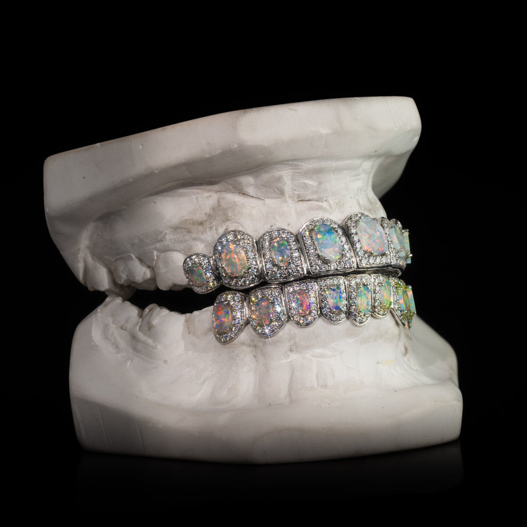 Opal Iced Out Grillz