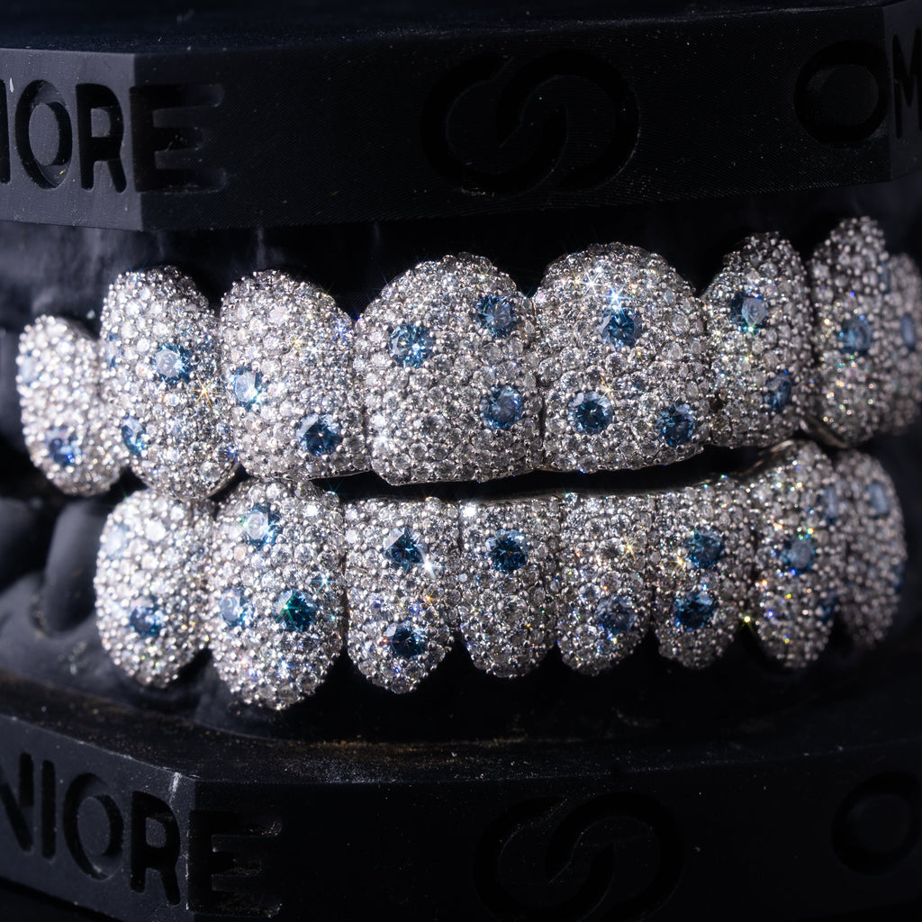 Coloured ICED Out Mosaic Grillz