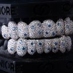 Coloured ICED Out Mosaic Grillz