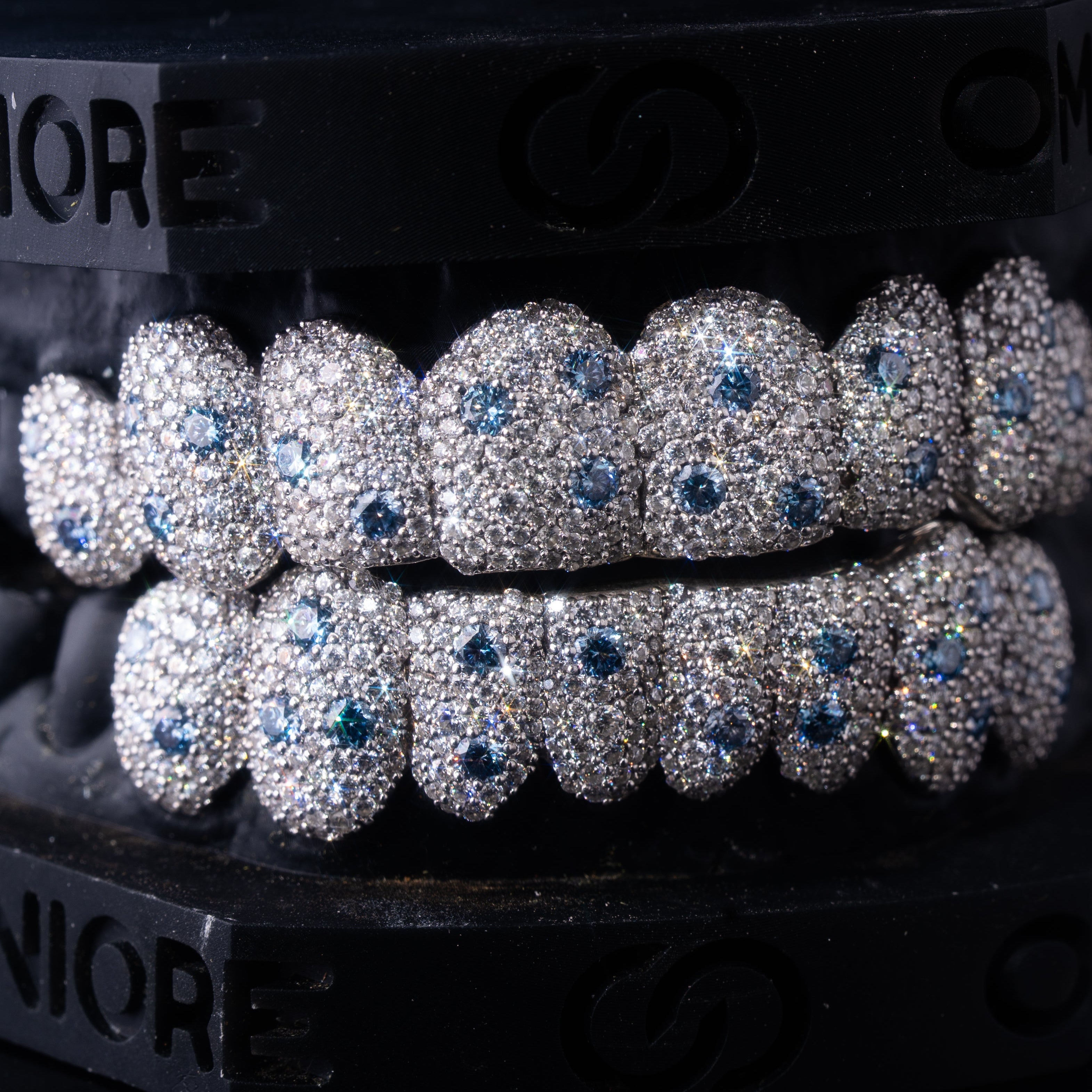 Coloured ICED Out Mosaic Grillz