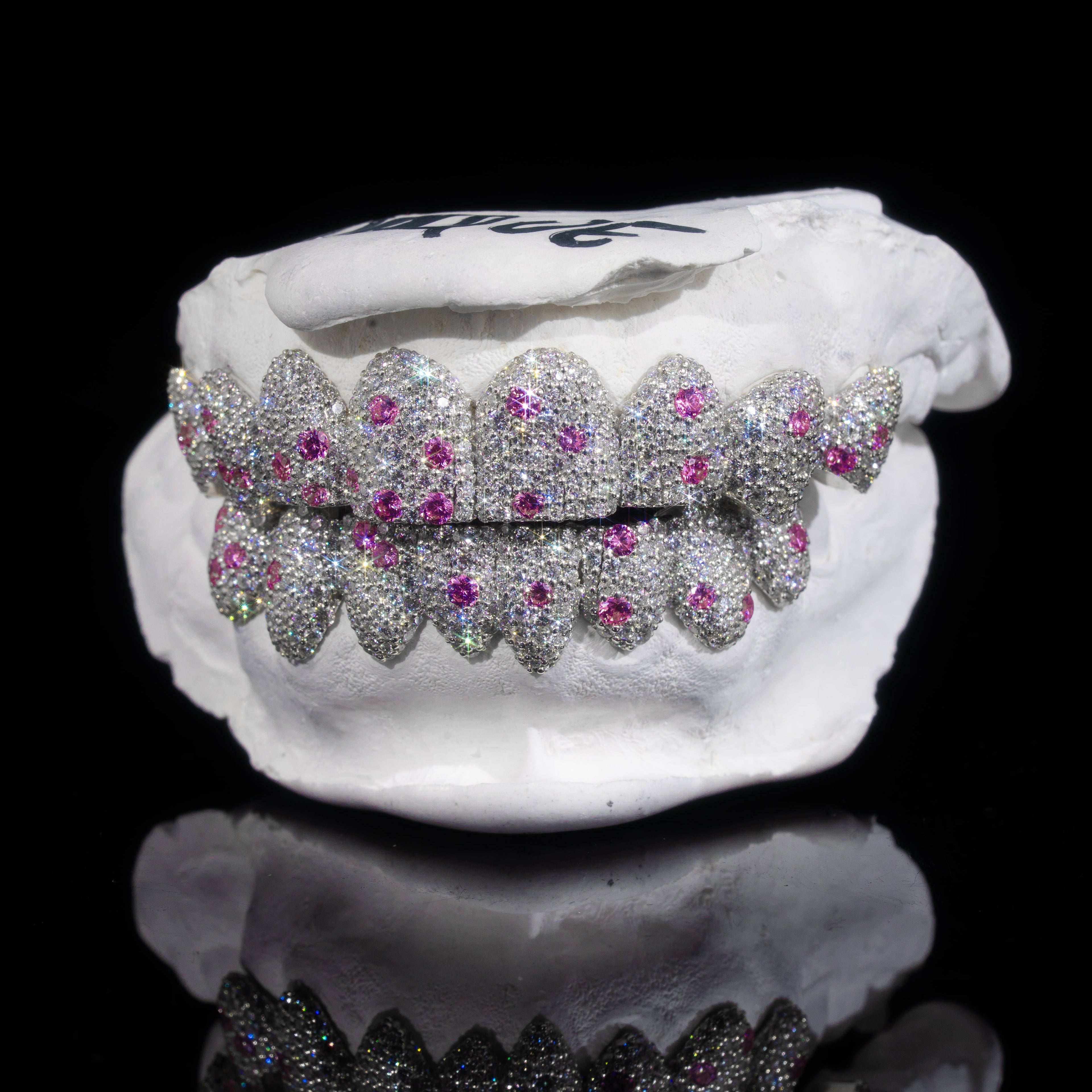 Coloured ICED Out Mosaic Grillz