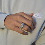 Cuban Band Ring 925 Sterling Silver